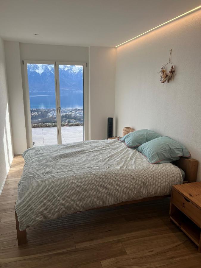 Appartement 180 degrés de rêve à Jongny Exterior foto