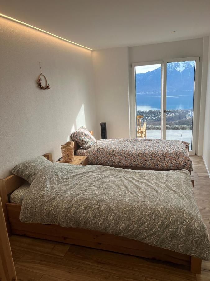 Appartement 180 degrés de rêve à Jongny Exterior foto